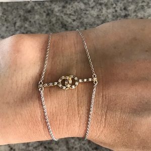 Sterling Silver Double Strand Circle Bracelet